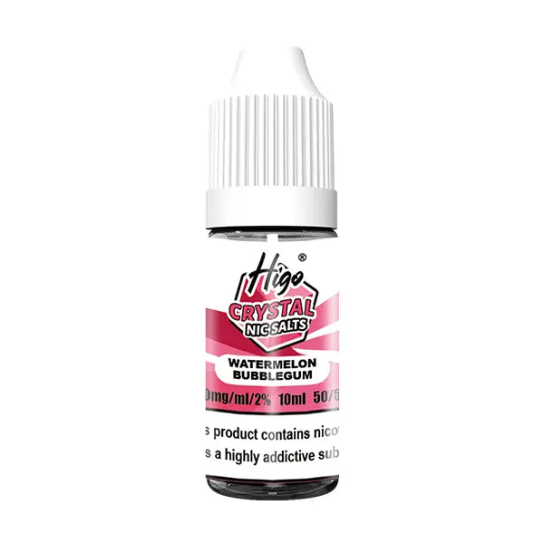 Higo Crystal Nic Salt 10ml Watermelon Bubblegum