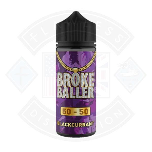 Broke Baller Blackcurrant 0mg 80ml Shortfill E-Liquid - Flawless Vape Shop