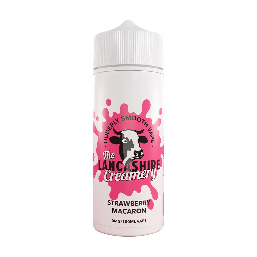 The Lancashire Creamery - Strawberry Macaron 100ml Shortfill