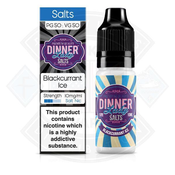 Dinner Lady Blackcurrant Ice Nic Salt 10ml 10mg E-liquid - Flawless Vape Shop