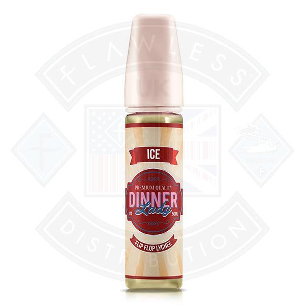 Dinner Lady Ice - Shake N' Vape Flip Flop Lychee 50ml Shortfill - Flawless Vape Shop