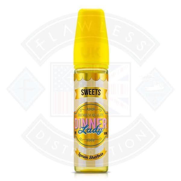 Dinner Lady Tuck Shop Lemon Sherbets 50ml 0mg Shortfill E-liquid - Flawless Vape Shop