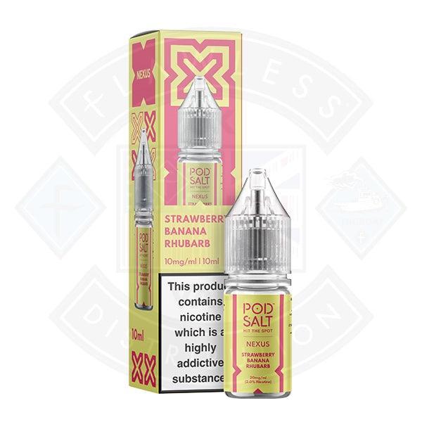 Buy Nexus Pod Salt Strawberry Banana Rhubarb 10ml | Low Prices | Free UK  Delivery