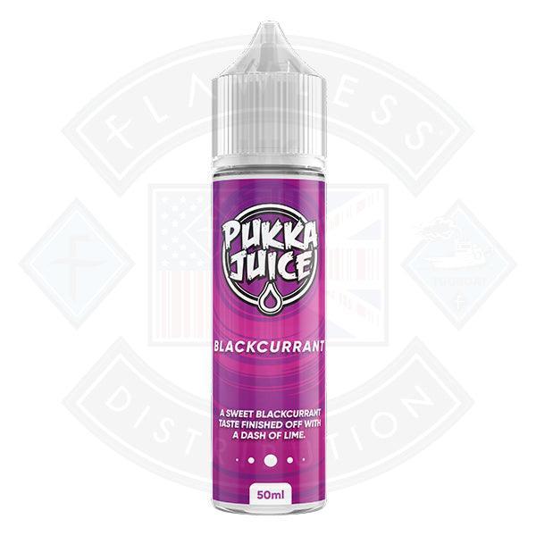 Pukka Juice Blackcurrant E liquid 50ml short fill - Flawless Vape Shop