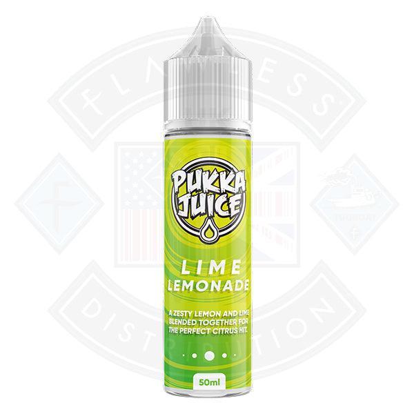 Pukka Juice Lime Lemonade E liquid 50ml Short fill - Flawless Vape Shop