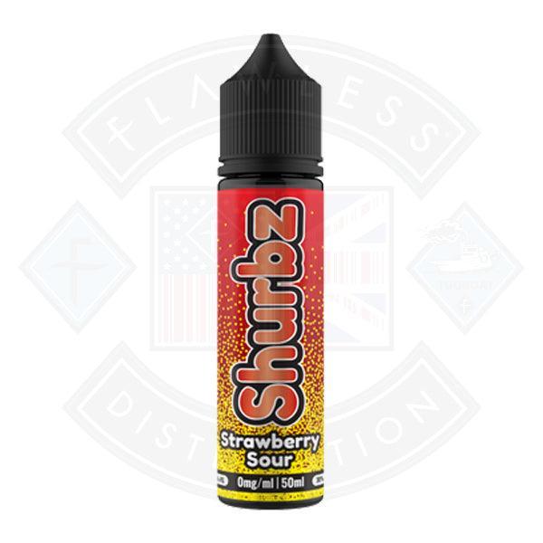 Shurbz Strawberry Sour 0mg 50ml Shorfill - Flawless Vape Shop