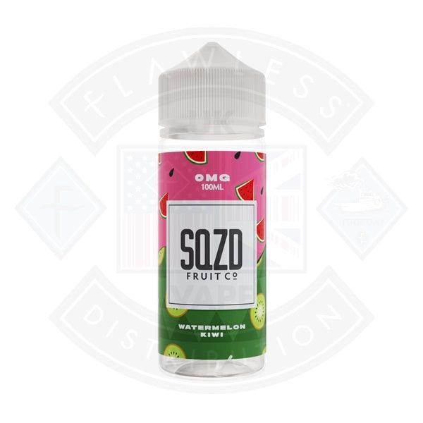 SQZD Watermelon Kiwi 0mg 100ml Shortfill - Flawless Vape Shop