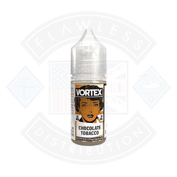 Vortex Chocolate Tobacco Nic Salt 10ml - Flawless Vape Shop
