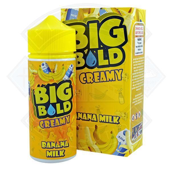 Big Bold Creamy - Banana Milk 0mg 100ml Shortfill - Buy Online UK