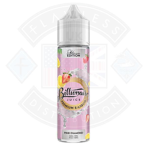 Billionaire Juice Platinum Series - Pink Diamond 0mg 50ml Shortfill - Flawless Vape Shop