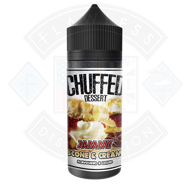 Chuffed Dessert - Jammy Scone & Cream 0mg 100ml Shortfill E-Liquid - Flawless Vape Shop