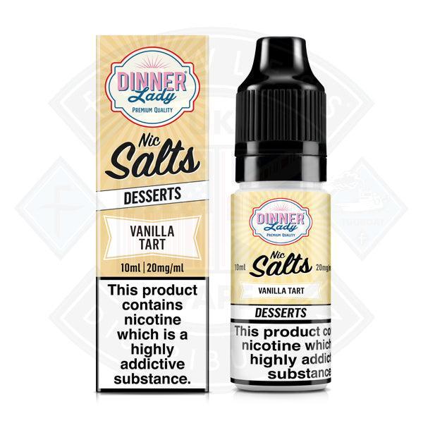 Dinner Lady Desserts - Vanilla Tart Nic Salt 10ml - Flawless Vape Shop