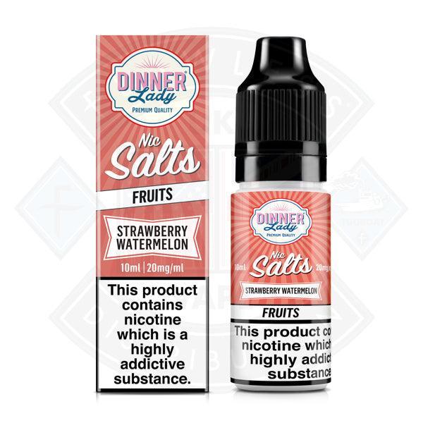 Dinner Lady Fruits - Strawberry Watermelon Nic Salt 10ml - Flawless Vape Shop