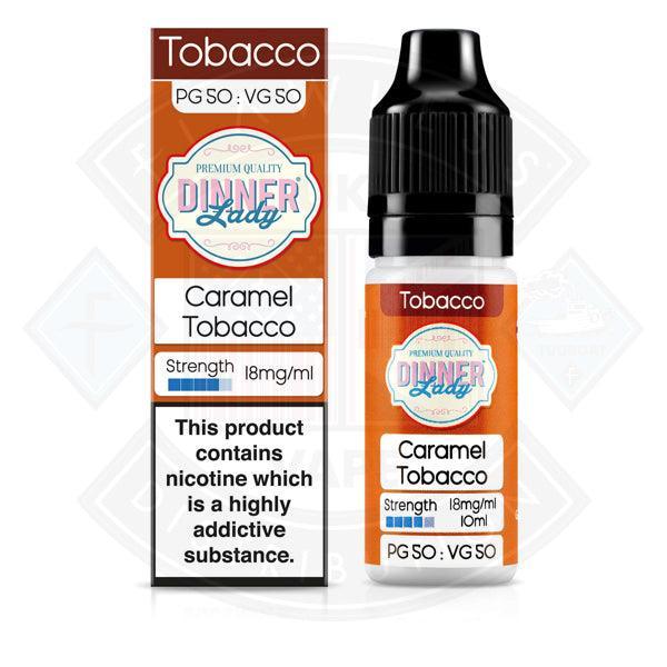Dinner Lady Tobacco 50/50 Caramel Tobacco 10ml - Flawless Vape Shop