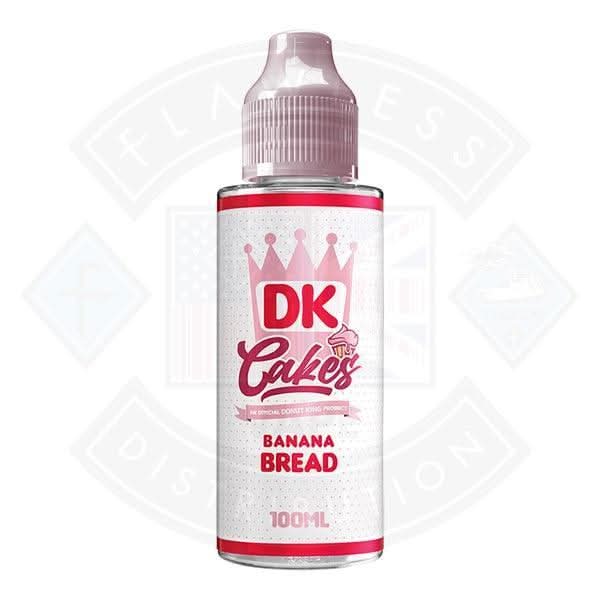 Donut King Cake - Banana Bread 0mg 100ml Shortfill - Flawless Vape Shop