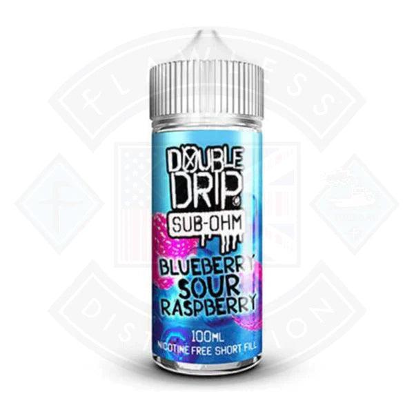 Double Drip Blueberry Sour Raspberry 0mg 100ml E-liquid - Flawless Vape Shop