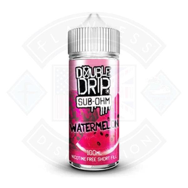 Double Drip Watermelon 0mg 100ml E-liquid - Flawless Vape Shop
