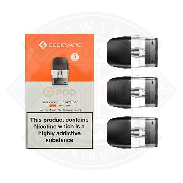Buy Geek Vape Q Cartridge Pods | Low Prices | Free UK Delivery Buy Geek Vape Q Cartridge Pods | Low Prices | Free UK Delivery