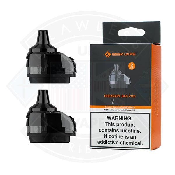 Geekvape B60 (Aegis Boost 2) Replacement Pod (without coils) 2 pcs/pack - Flawless Vape Shop