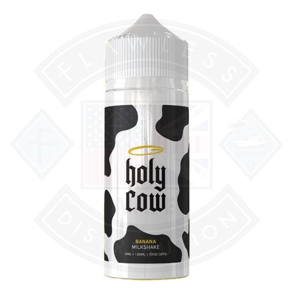 Holy Cow - Banana Milkshake 0mg 100ml Shortfill - Flawless Vape Shop