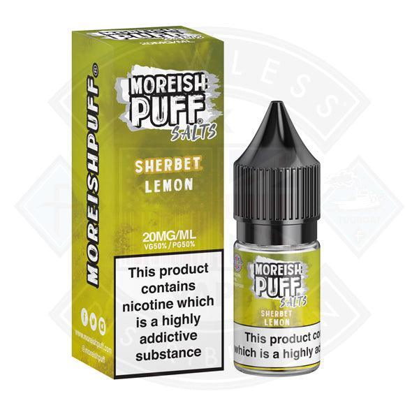 Moreish Puff Nic Salt Sherbet Lemon 10ml - Flawless Vape Shop