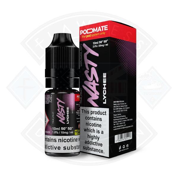Nasty Juice PodMate Salt - Lychee 10ml e-liquid - Flawless Vape Shop