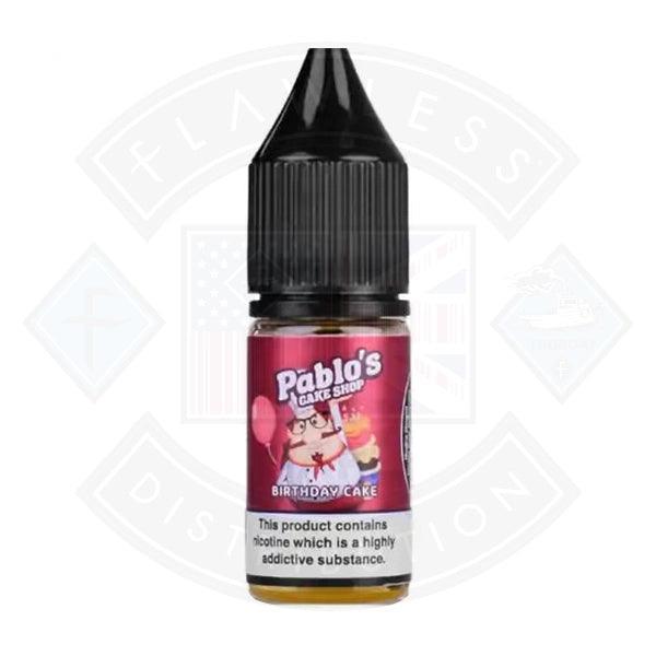 Pablos Cake Shop Salt Birthday Cake 10ml - Flawless Vape Shop