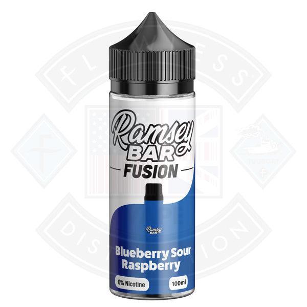 Ramsey Bar Fusion- Blueberry Sour Raspberry 0mg 100ml - Flawless Vape Shop
