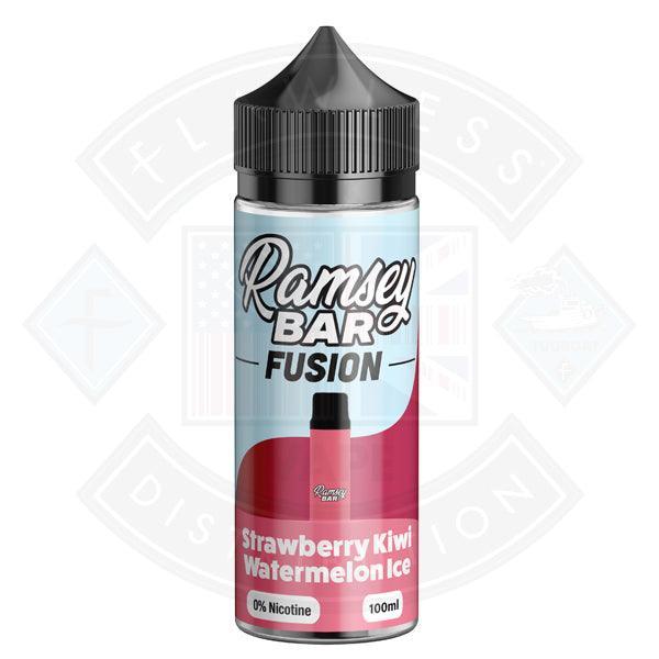 Ramsey Bar Fusion- Strawberry Kiwi Watermelon ICE 0mg 100ml - Flawless Vape Shop