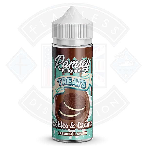 Buy Ramsey E=Liquids Treats Cookies and Creme 100ml | Low Prices | Free UK  Delivery