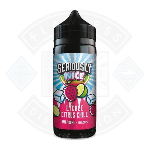 Seriously Nice Lychee Citrus Chill 0mg 100ml Shortfill - Flawless Vape Shop