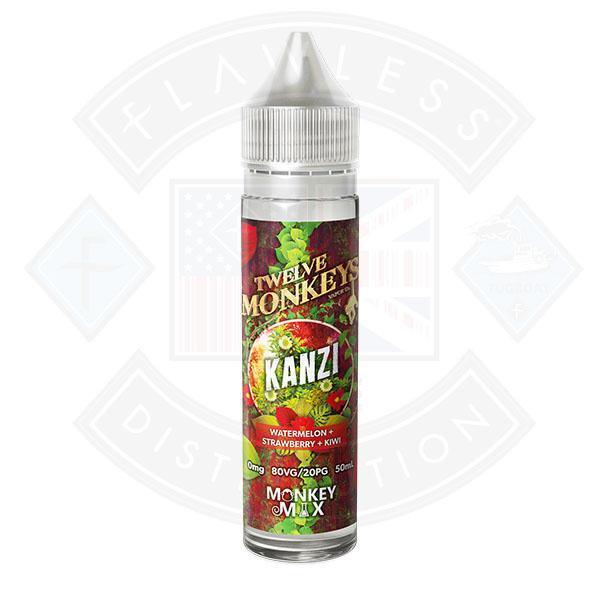 Twelve Monkeys - Kanzi 0mg 50ml Shortfill - Flawless Vape Shop