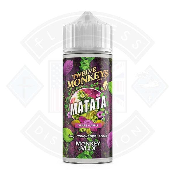 Twelve Monkeys Matata 0mg 100ml Shortfill - Flawless Vape Shop