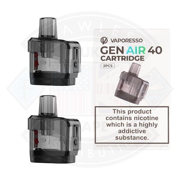 Vaporesso Gen Air 40 Empty Pod Cartridges - Buy Online UK | Flawless Vape Shop Vaporesso Gen Air 40 Empty Pod Cartridges - Buy Online UK | Flawless Vape Shop