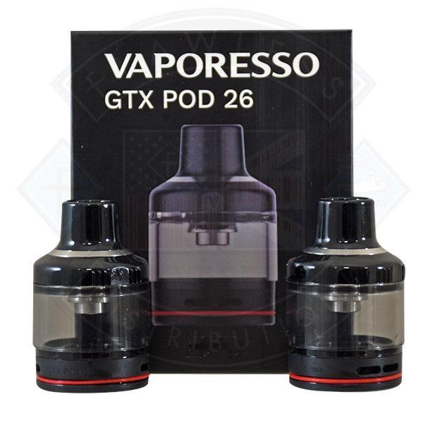 Vaporesso GTX Pod 26 Replacement Pod - Buy Online UK | Flawless Vape Shop