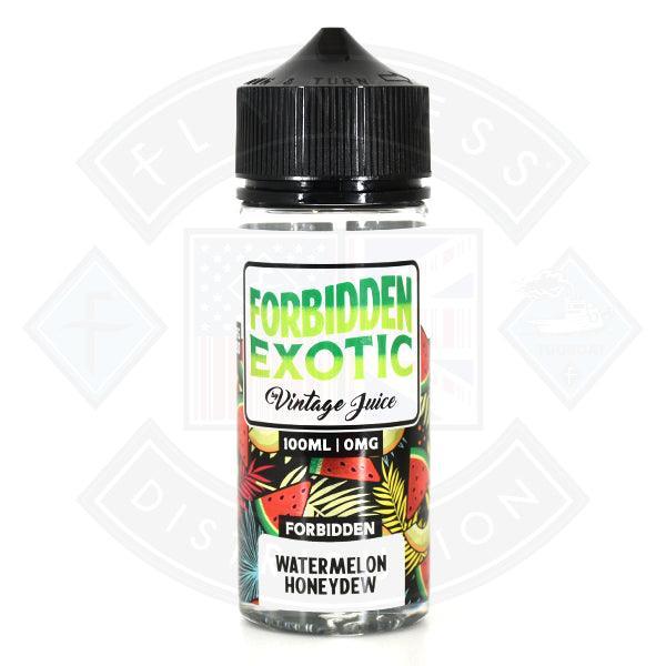 Vintage Juice Forbidden Exotic-Watermelon Honeydew 0mg 100ml Shortfill - Flawless Vape Shop