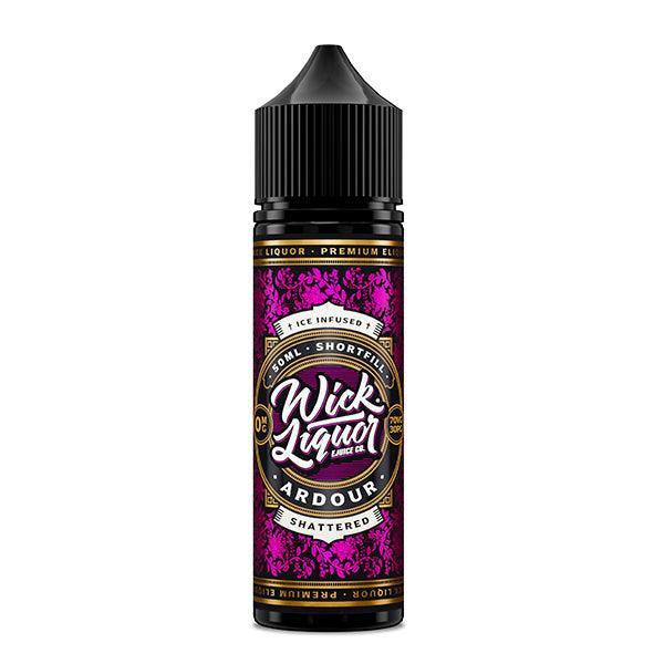 Wick Liquor Ardour Shattered 0mg 50ml Shortfill E-liquid - Flawless Vape Shop