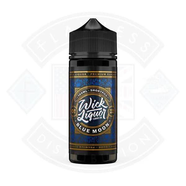 Wick Liquor Blue Moon 100ml 0mg Shortfill E-liquid - Flawless Vape Shop
