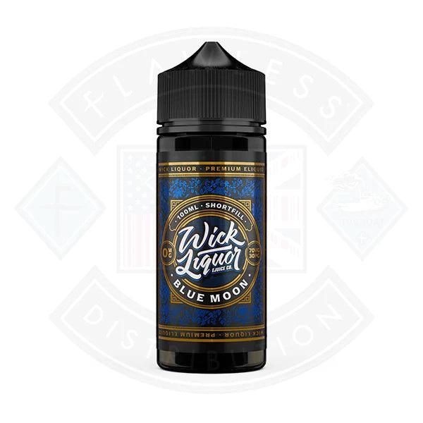 Wick Liquor Blue Moon 100ml 0mg Shortfill E-liquid - Flawless Vape Shop
