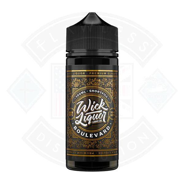 Wick Liquor Boulevard 0mg 100ml Shortfill E-liquid - Flawless Vape Shop