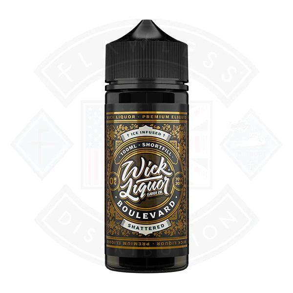 Wick Liquor Boulevard Shattered 0mg 100ml Shortfill E-liquid - Flawless Vape Shop