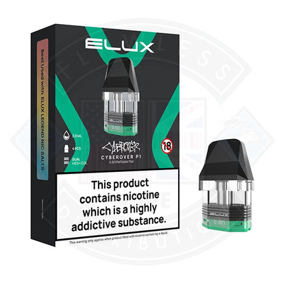 Elux Cyberover P1  Refillable Pods /4pack - 0.8ohm - Flawless Vape Shop