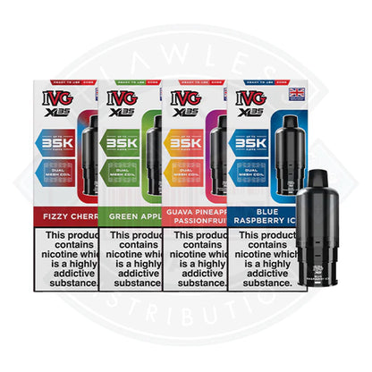 IVG XL35 Prefilled Pods - Green Apple - Flawless Vape Shop