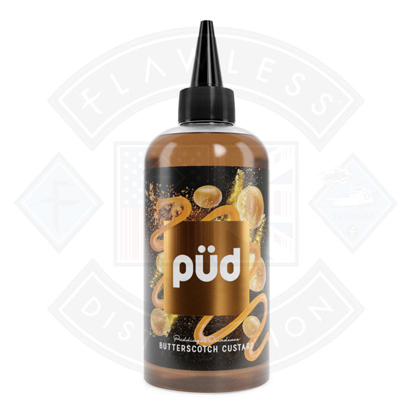 PUD Pudding & Decadence Butterscotch Custard 0mg 200ml Shortfill E-Liquid