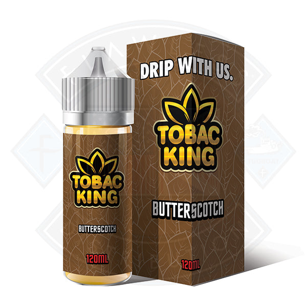 Tobac King Butterscotch 0mg 100ml Shortfill E-Liquid