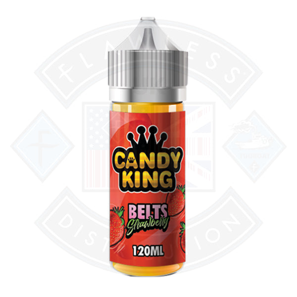 Candy King Belts Strawberry E liquid 100ml Short fill