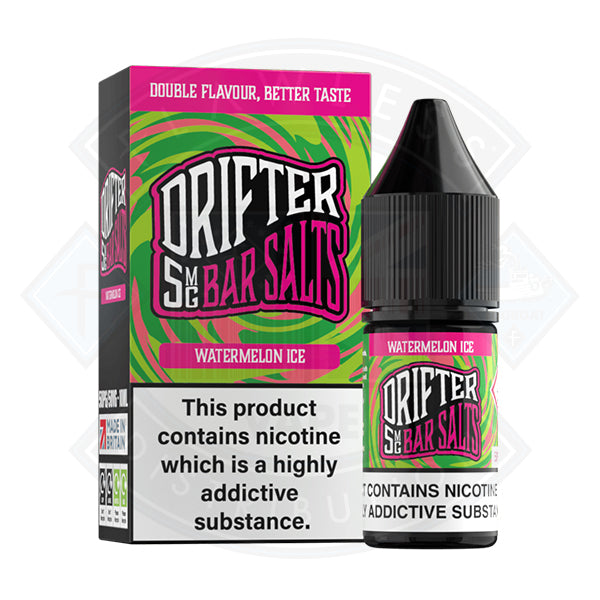 Drifter Bar Salts - Watermelon Ice Nic Salt 10ml - 10mg - Flawless Vape Shop