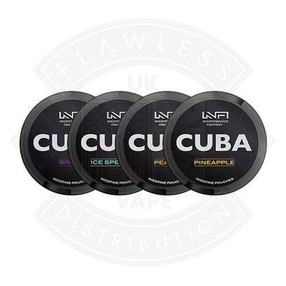 CUBA Black Nicotine Pouch - 43mg / Banana Hit - Flawless Vape Shop