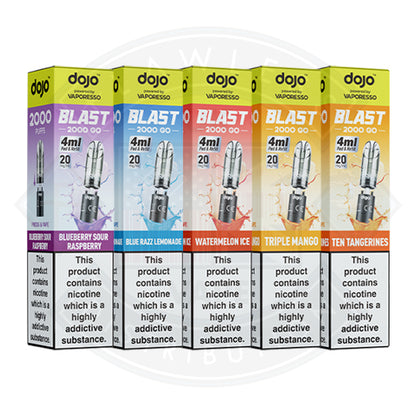 Vaporesso  DOJO BLAST 2000 GO Transparent POD (20mg)