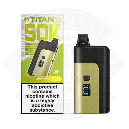 Titan X 50K Limited Edition Starter Kit - Blue Raspberry - Flawless Vape Shop